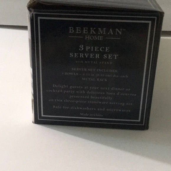 Beekman Home Dining Beekman Home 3 Piece Server Set With Metal